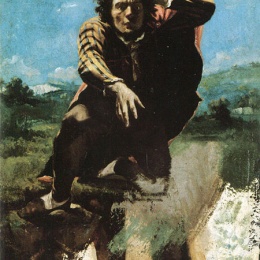 The_Man_Made_Mad_with_Fear_by_Gustave_Courbet